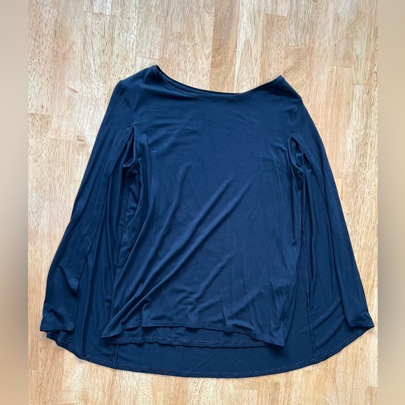 Chico's Tops - Chico’s black sleeveless top with attached cape!